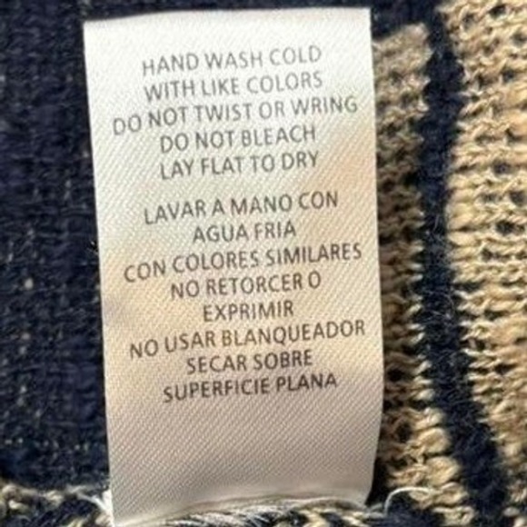 Democracy Women Medium Geometric Print Sleeveless Cardigan Sweater Vest Boho - Picture 6 of 7